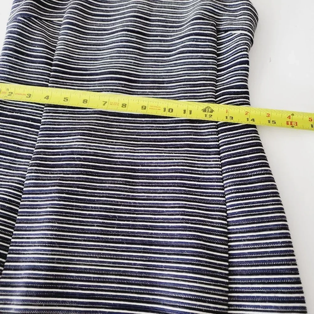 BANANA REPUBLIC Striped Fit & Flare Retro Dress - Picture 10 of 12
